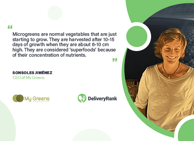 DeliveryRank entrevista a Sonsoles Jiménez, CEO de My Greens